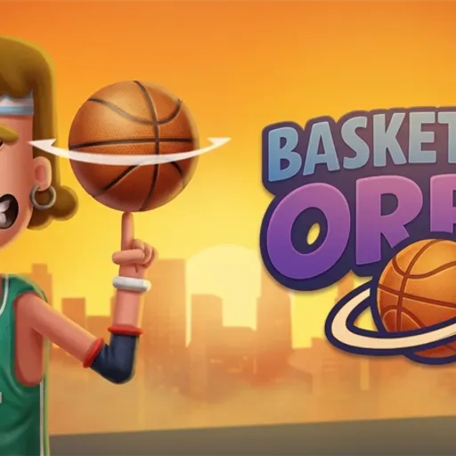 Basketball Orbit: Epic Long Distance Orbit Launch Hoop Game - Play on the-freakcircus.com