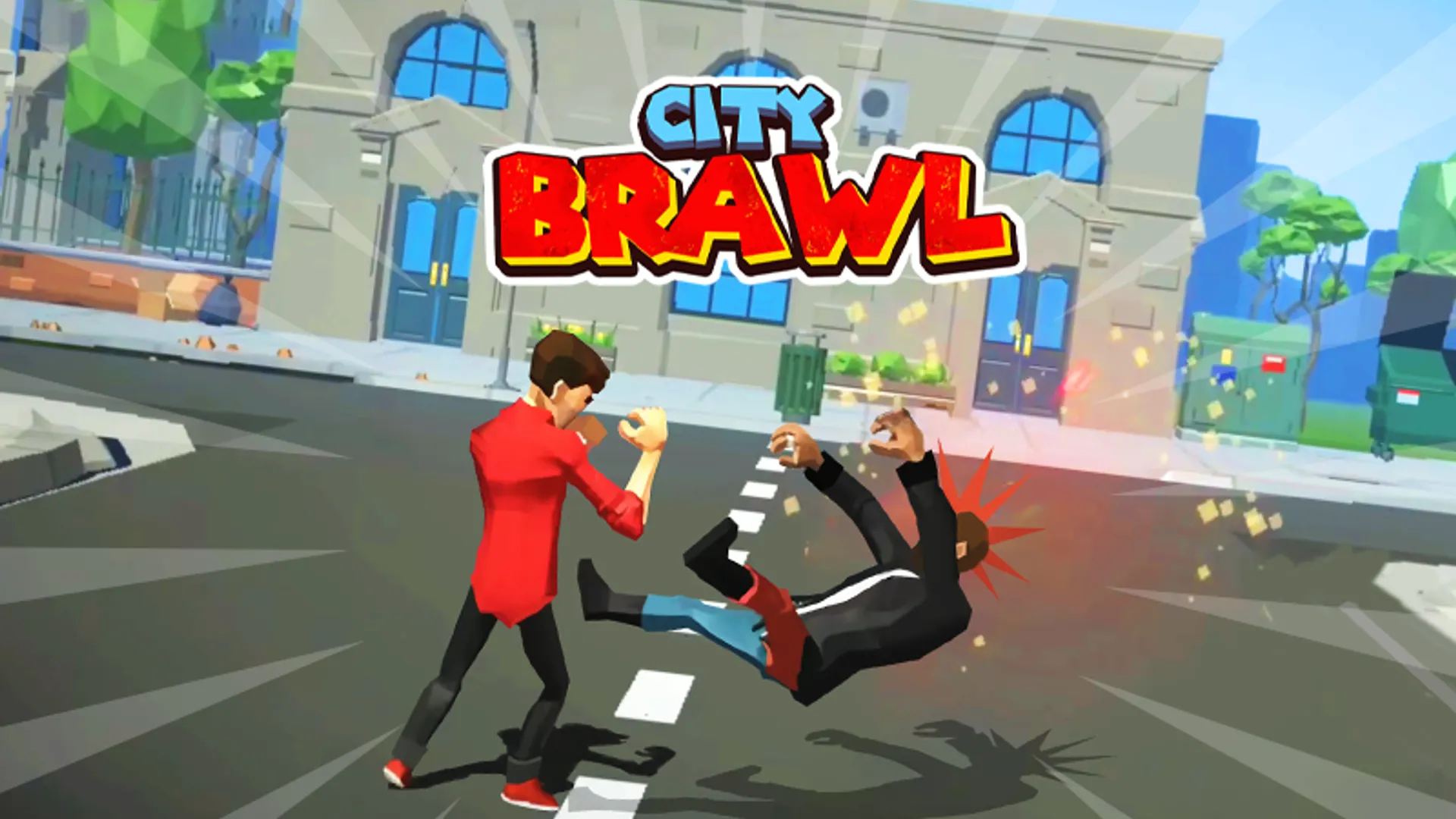 City Brawl - Atmospheric Visual Novel Background | the-freakcircus.com