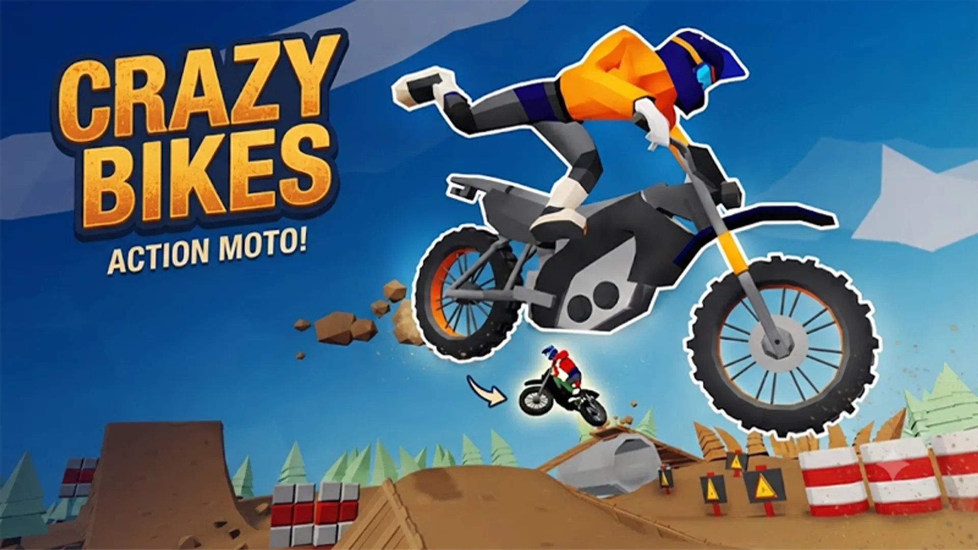 Crazy Bikes Background Art - the-freakcircus.com Crazy Bikes - Atmospheric Visual Novel Background | the-freakcircus.com