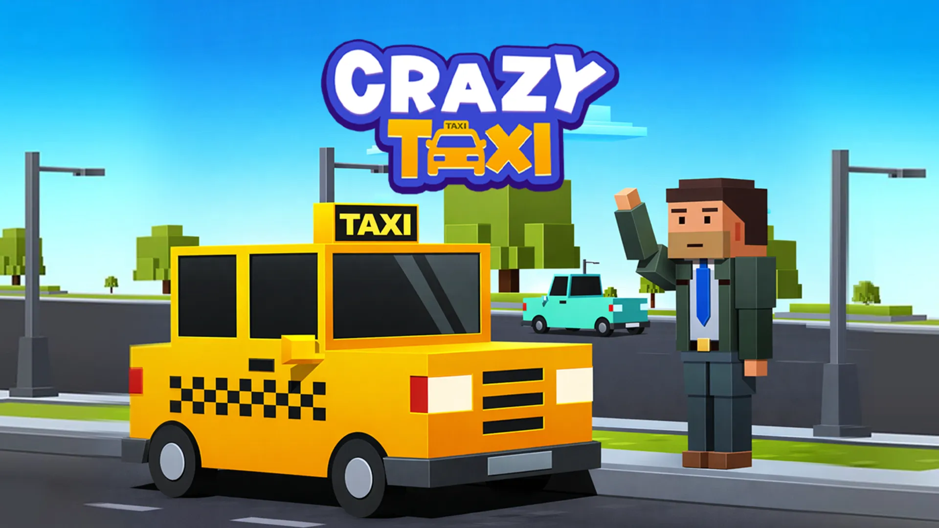 Crazy Taxi - Atmospheric Visual Novel Background | the-freakcircus.com