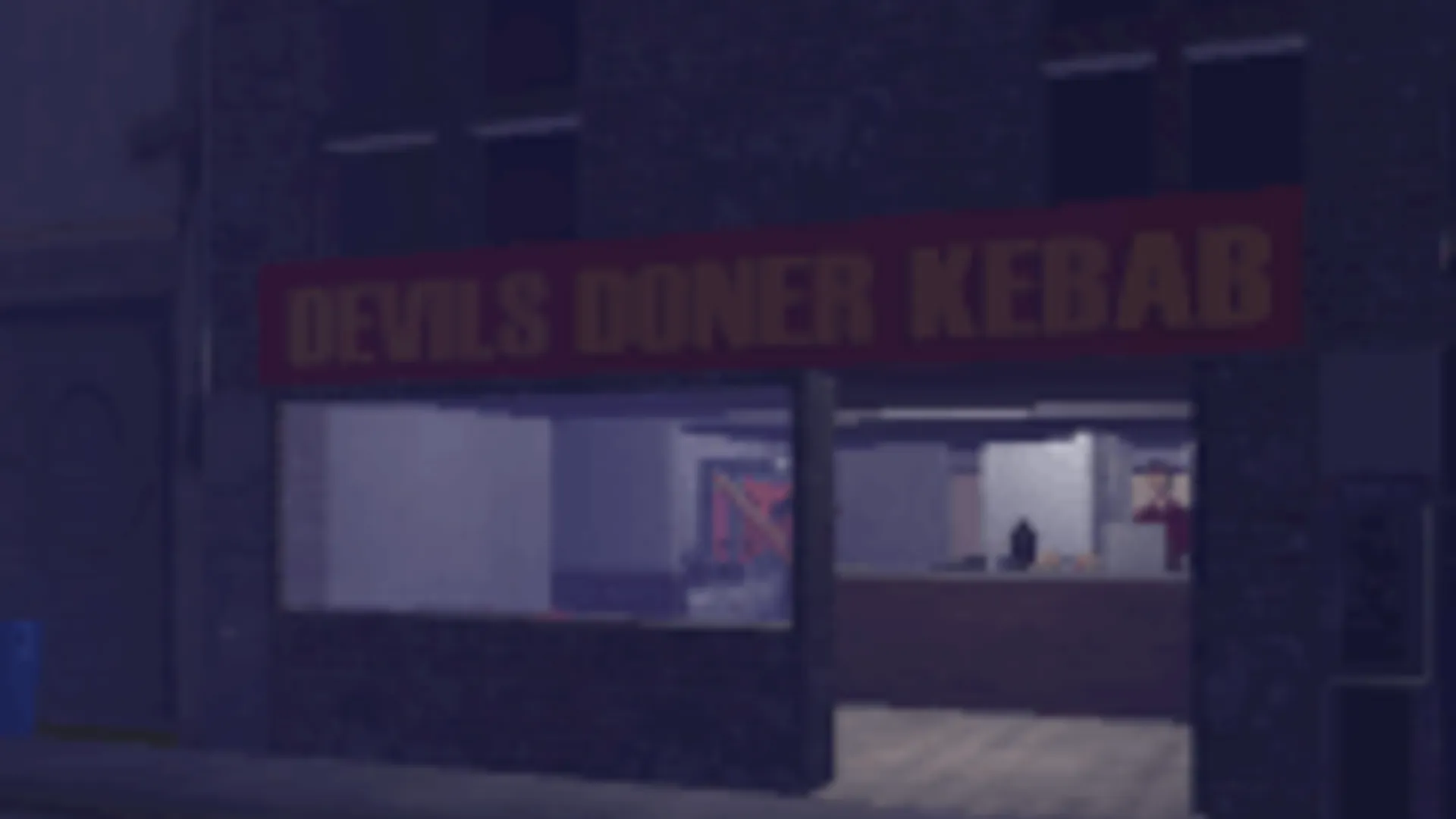 Devil's Doner Kebab - Atmospheric Visual Novel Background | the-freakcircus.com