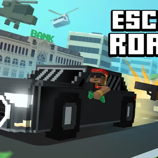 Escape Road 2: Thrilling Police Chase & Getaway Driving! - Play on the-freakcircus.com