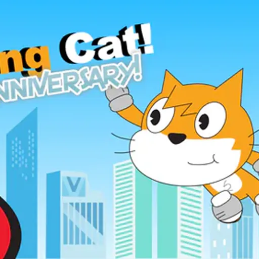 Flying Cat: Navigate Cute Feline Through Dangerous Spikes - Play on the-freakcircus.com