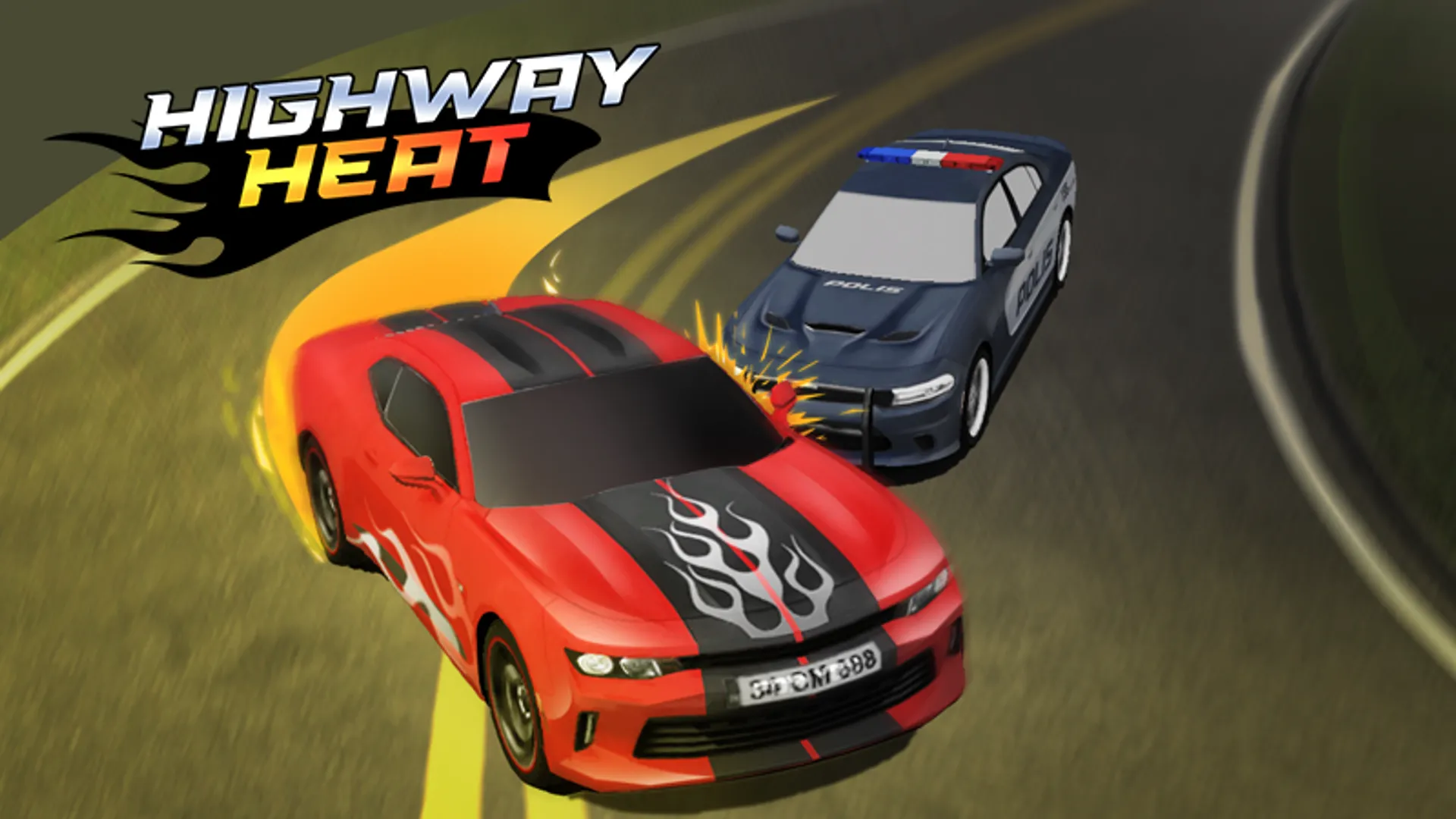 Highway Heat - Atmospheric Visual Novel Background | the-freakcircus.com