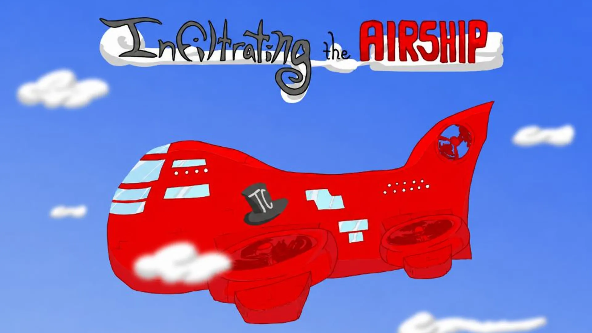 Infiltrating the Airship Background Art - the-freakcircus.com Infiltrating the Airship - Atmospheric Visual Novel Background | the-freakcircus.com