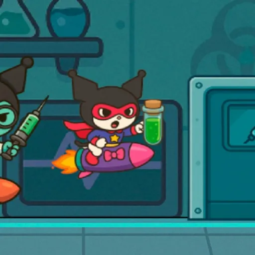 Kitty Kuro Lab Escape - Play on the-freakcircus.com