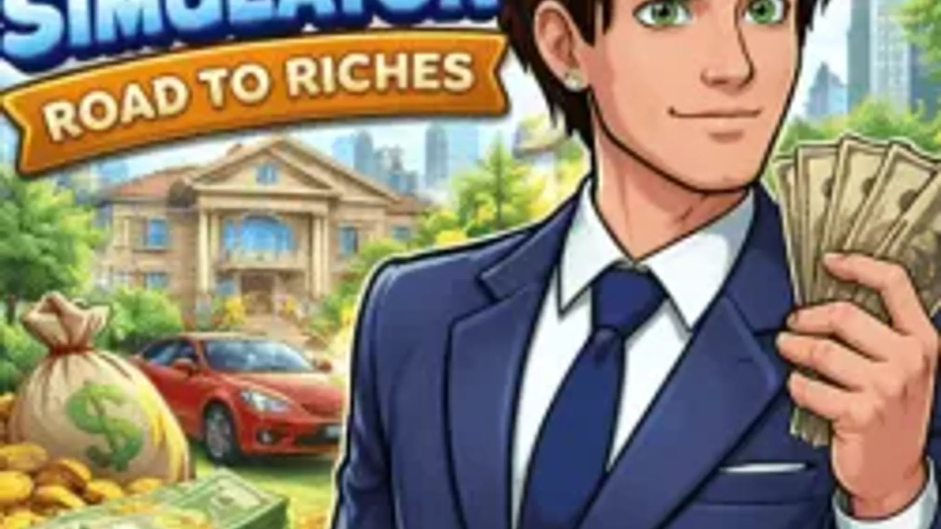 Life Simulator: Road to Riches - Atmospheric Visual Novel Background | the-freakcircus.com