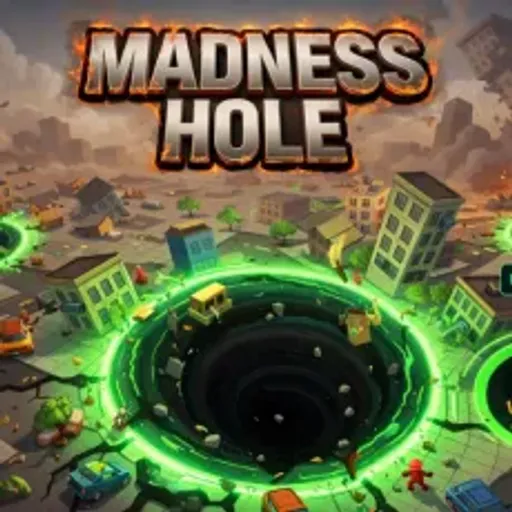 Madness Hole: Arcade Black Hole Growth & Destruction Game!!! - Play on the-freakcircus.com