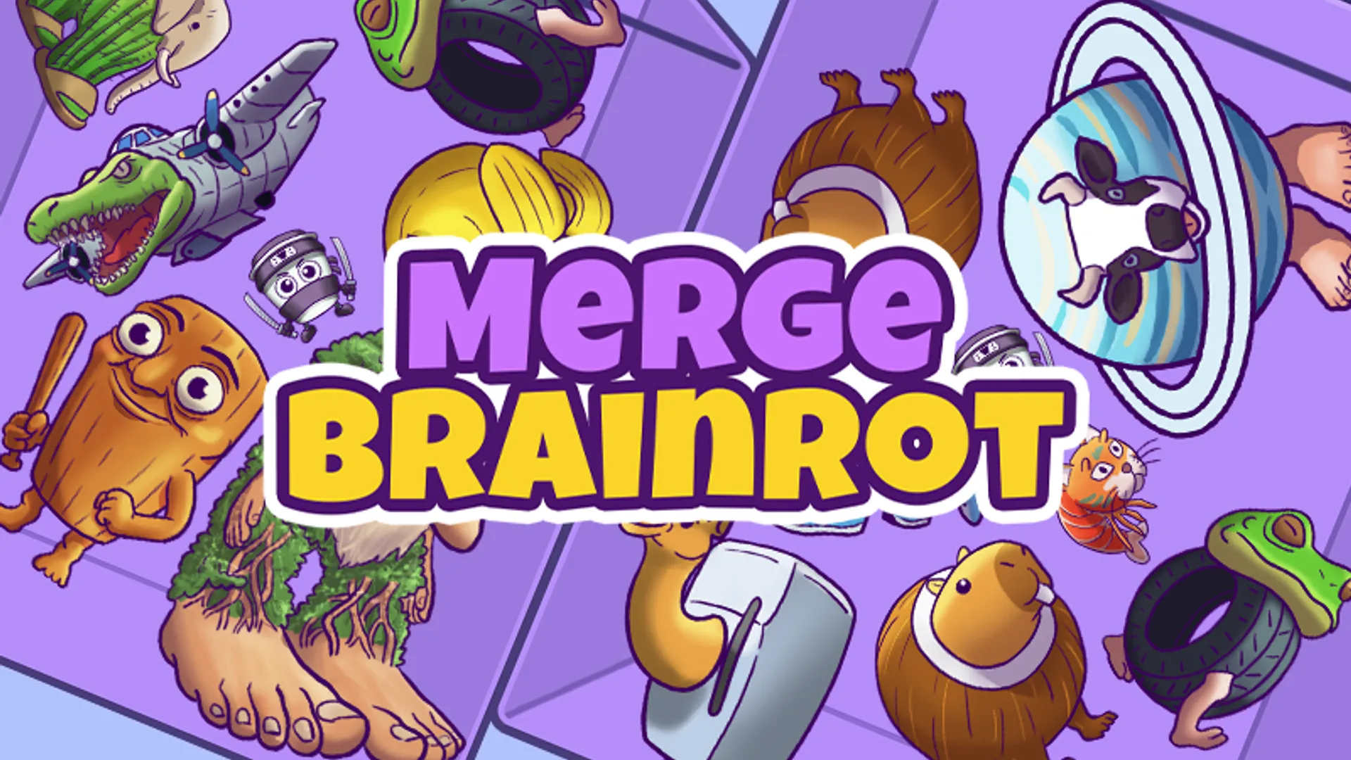 Merge Brainrot - Atmospheric Visual Novel Background | the-freakcircus.com