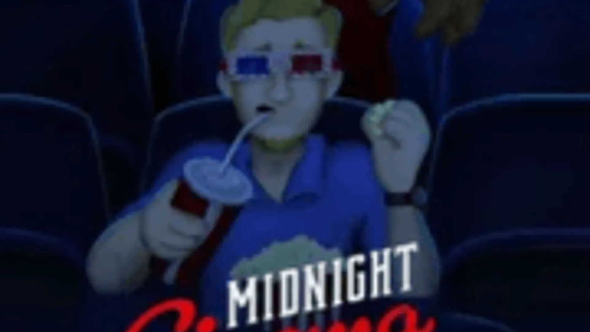 Midnight Cinema - Atmospheric Visual Novel Background | the-freakcircus.com