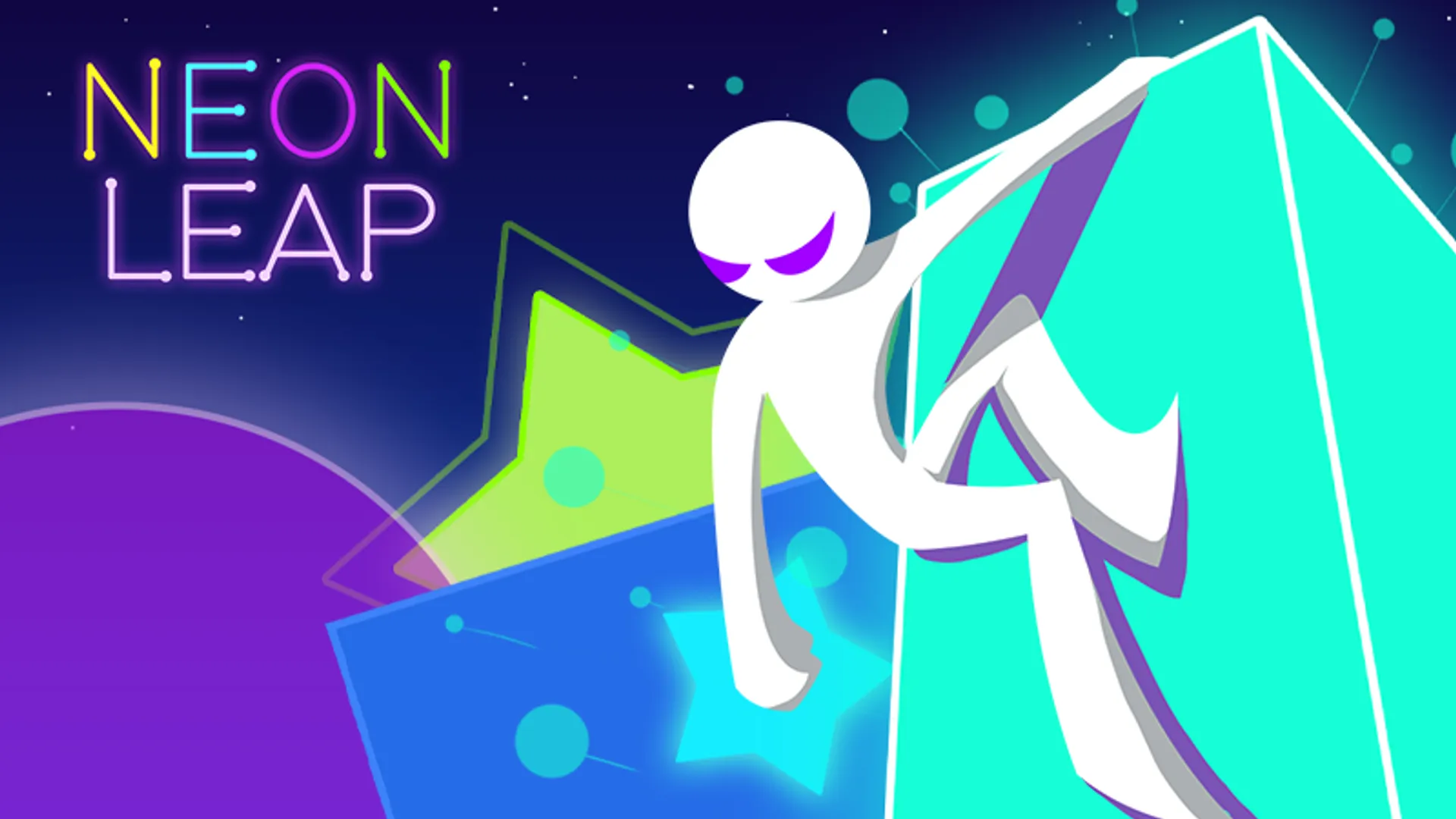 Neon Leap - Atmospheric Visual Novel Background | the-freakcircus.com