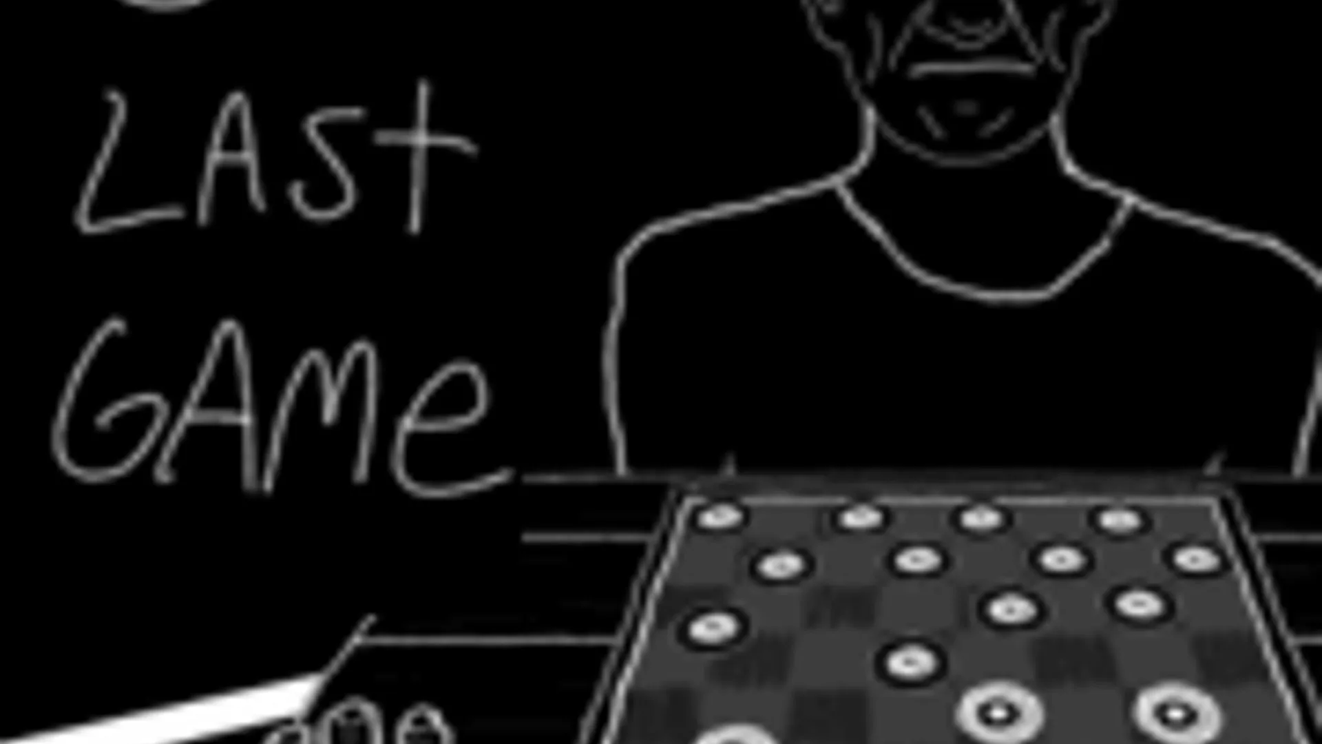 One Last Game of Checkers - Atmospheric Visual Novel Background | the-freakcircus.com