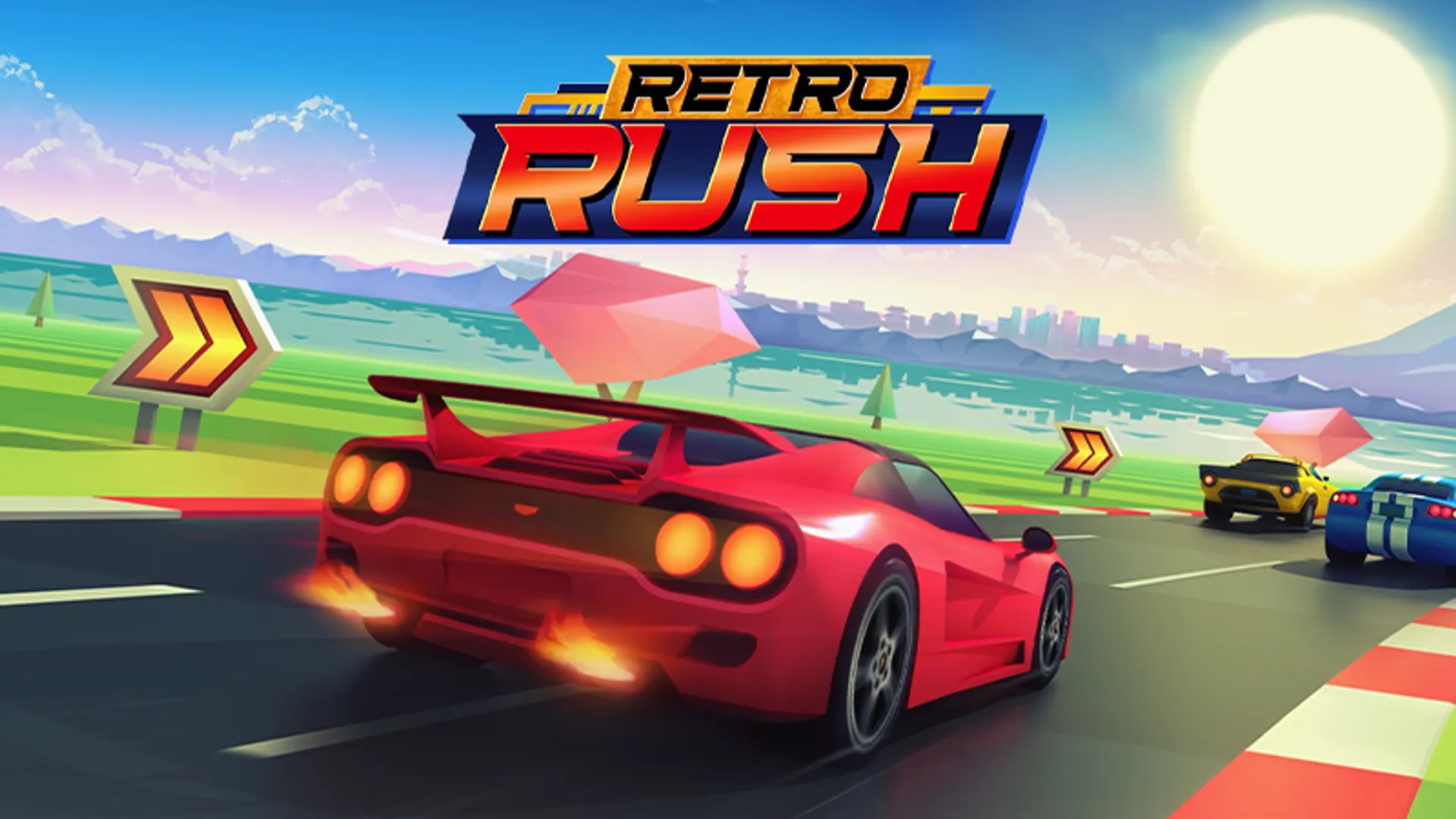 Retro Rush - Atmospheric Visual Novel Background | the-freakcircus.com