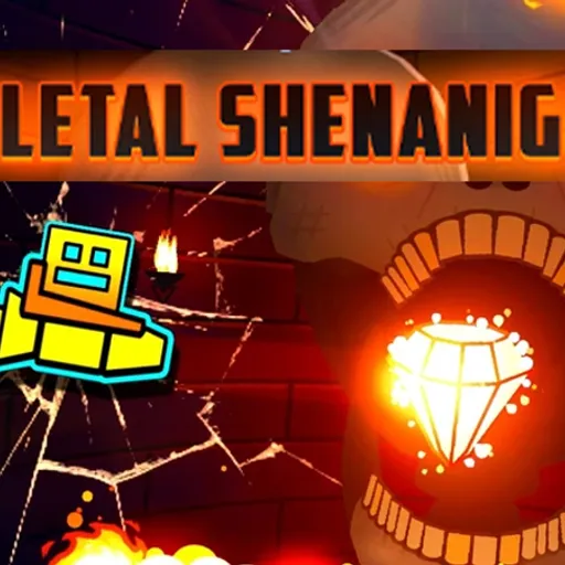 Skeletal Shenanigans: Geometry Dash Rhythm Underworld Boss - Play on the-freakcircus.com