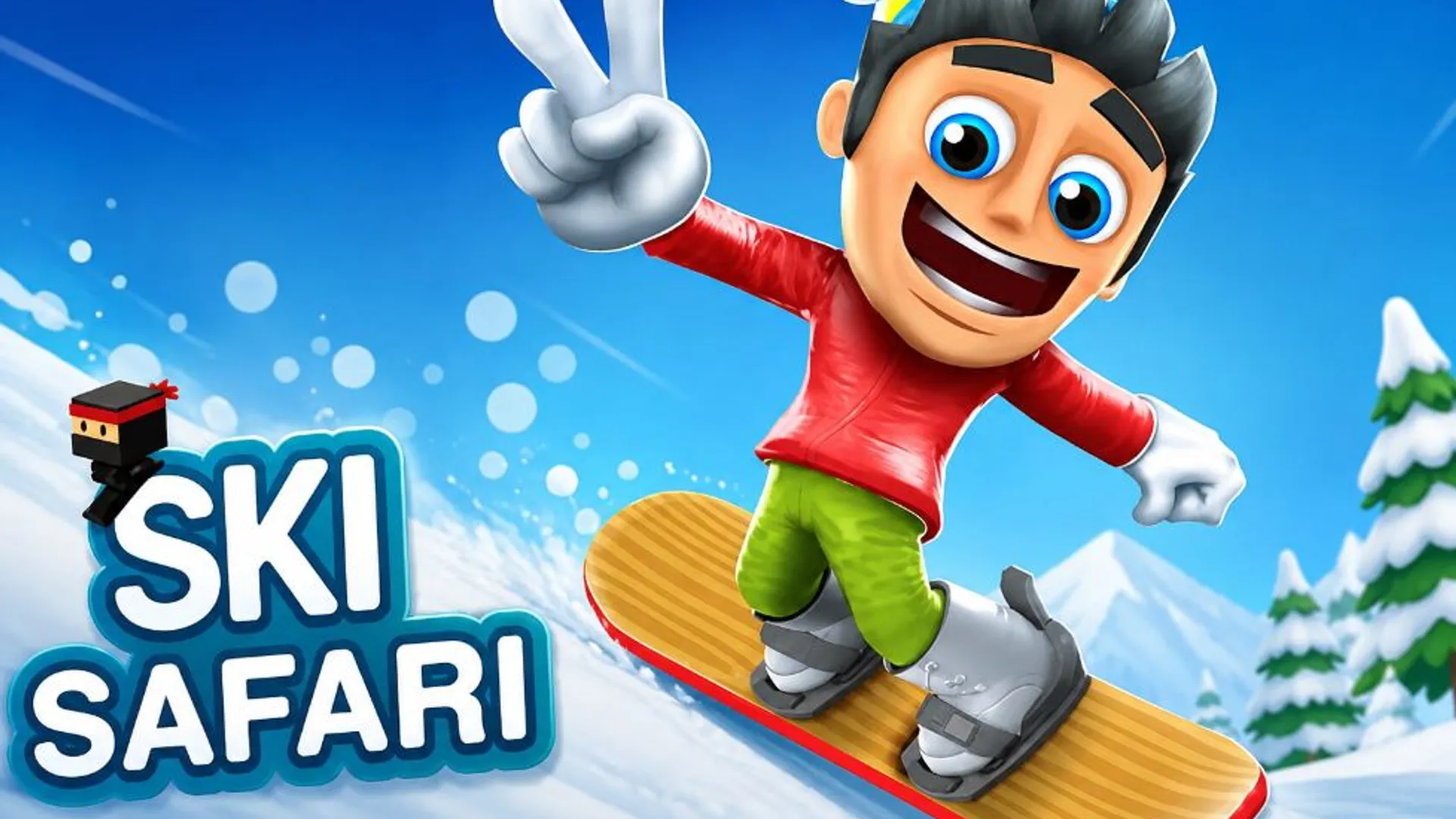 Ski Safari Background Art - the-freakcircus.com Ski Safari - Atmospheric Visual Novel Background | the-freakcircus.com