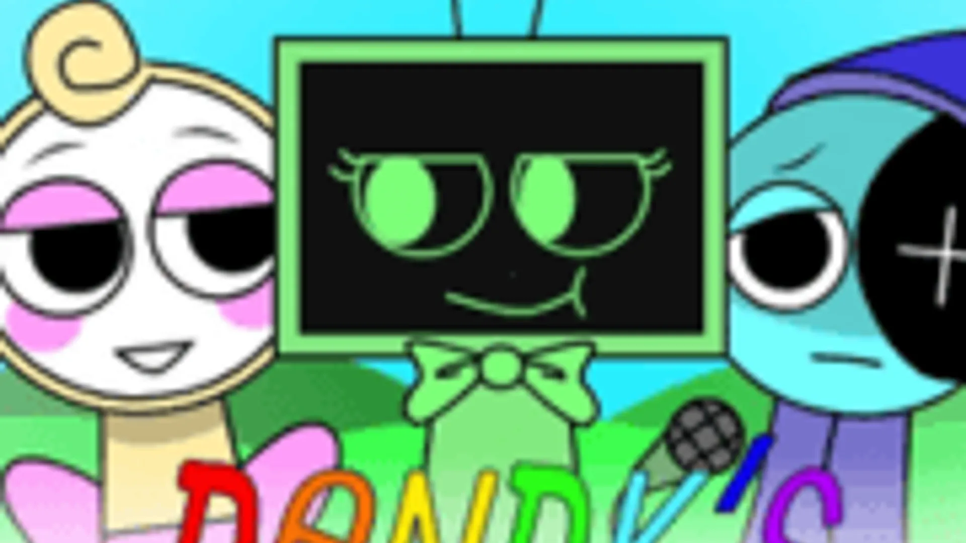 Sprunki Dandy's World Background Art - the-freakcircus.com Sprunki Dandy's World - Atmospheric Visual Novel Background | the-freakcircus.com