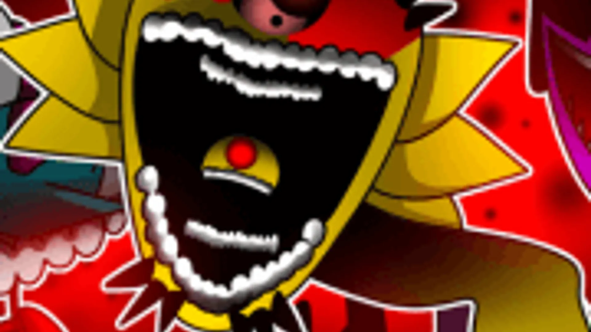 Sprunki Phase 9 - Atmospheric Visual Novel Background | the-freakcircus.com