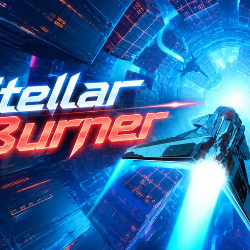 Stellar Burner: Master The Lateral Thrust Physics Engine - Play on the-freakcircus.com