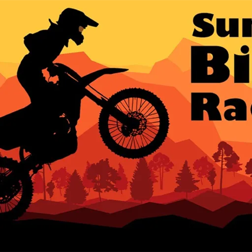 Sunset Bike Racer - Play on the-freakcircus.com