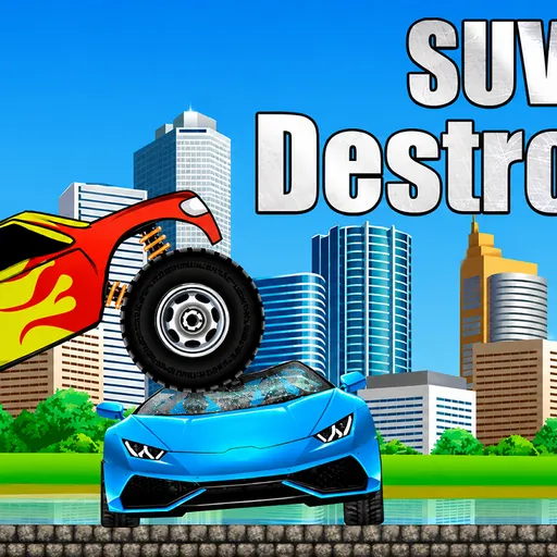 SUV Destroyer 2D: Conquer Brutal Physics Offroad Tracks - Play on the-freakcircus.com