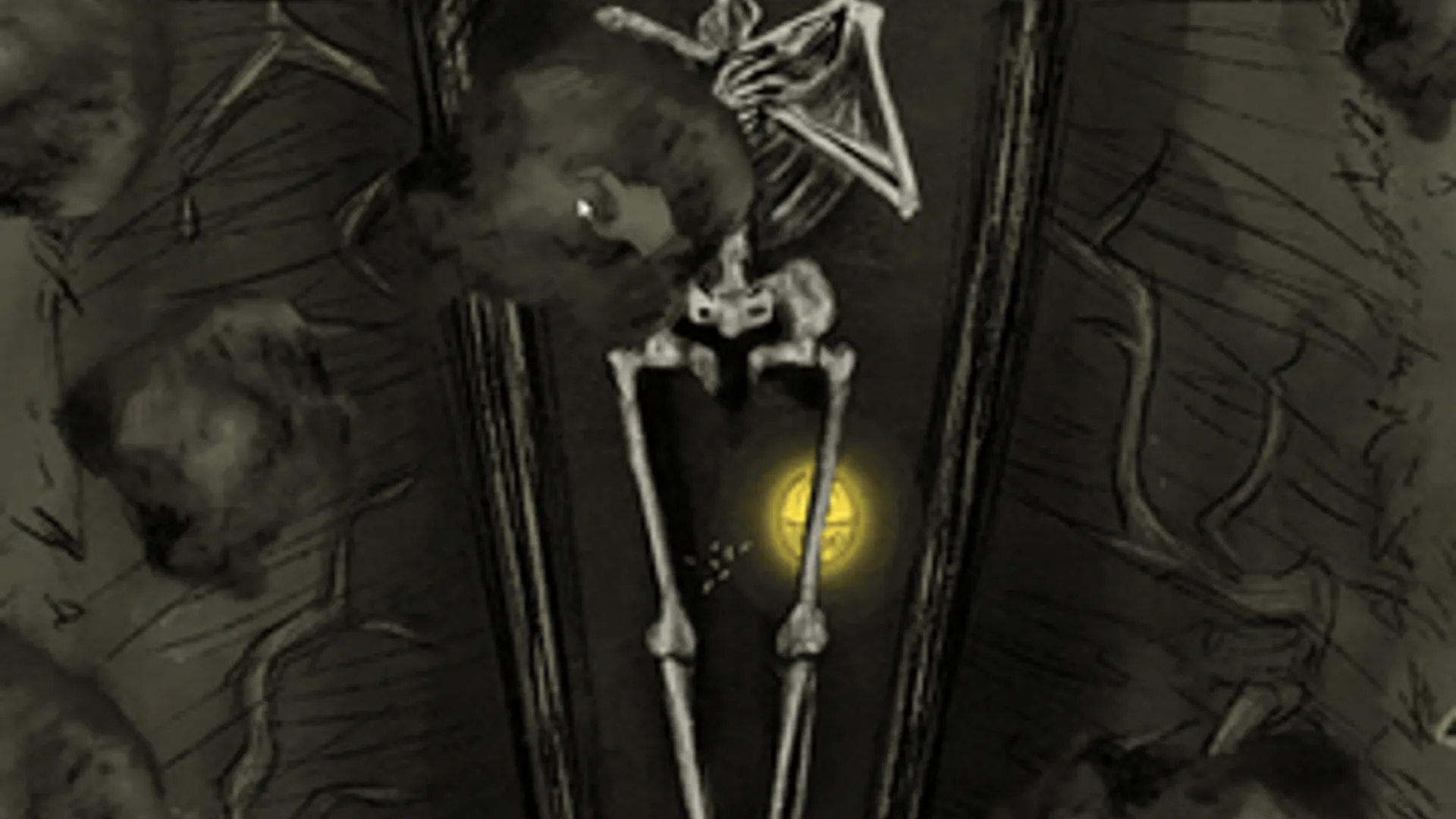 The Grave Robber - Atmospheric Visual Novel Background | the-freakcircus.com