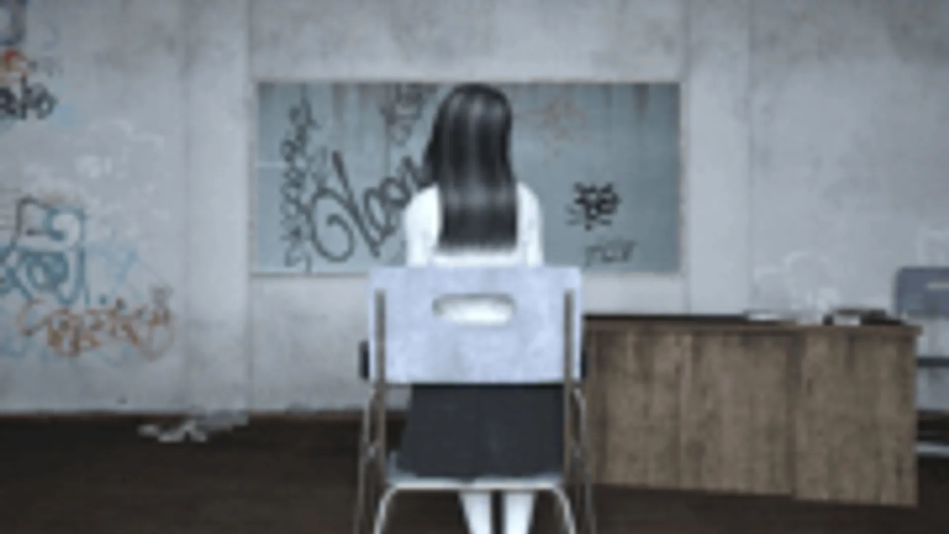 The Scary School - Atmospheric Visual Novel Background | the-freakcircus.com