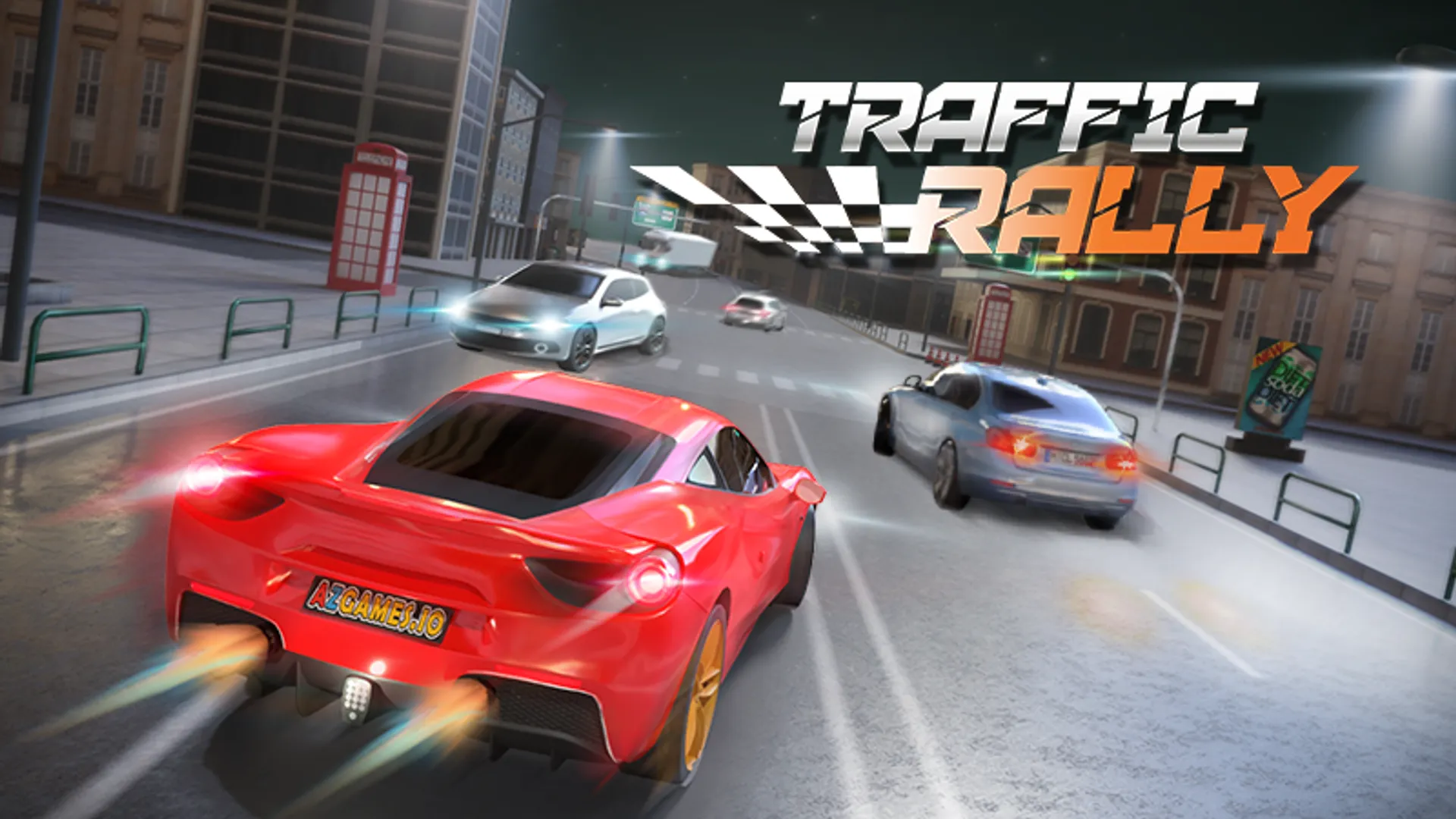 Traffic Rally - Atmospheric Visual Novel Background | the-freakcircus.com
