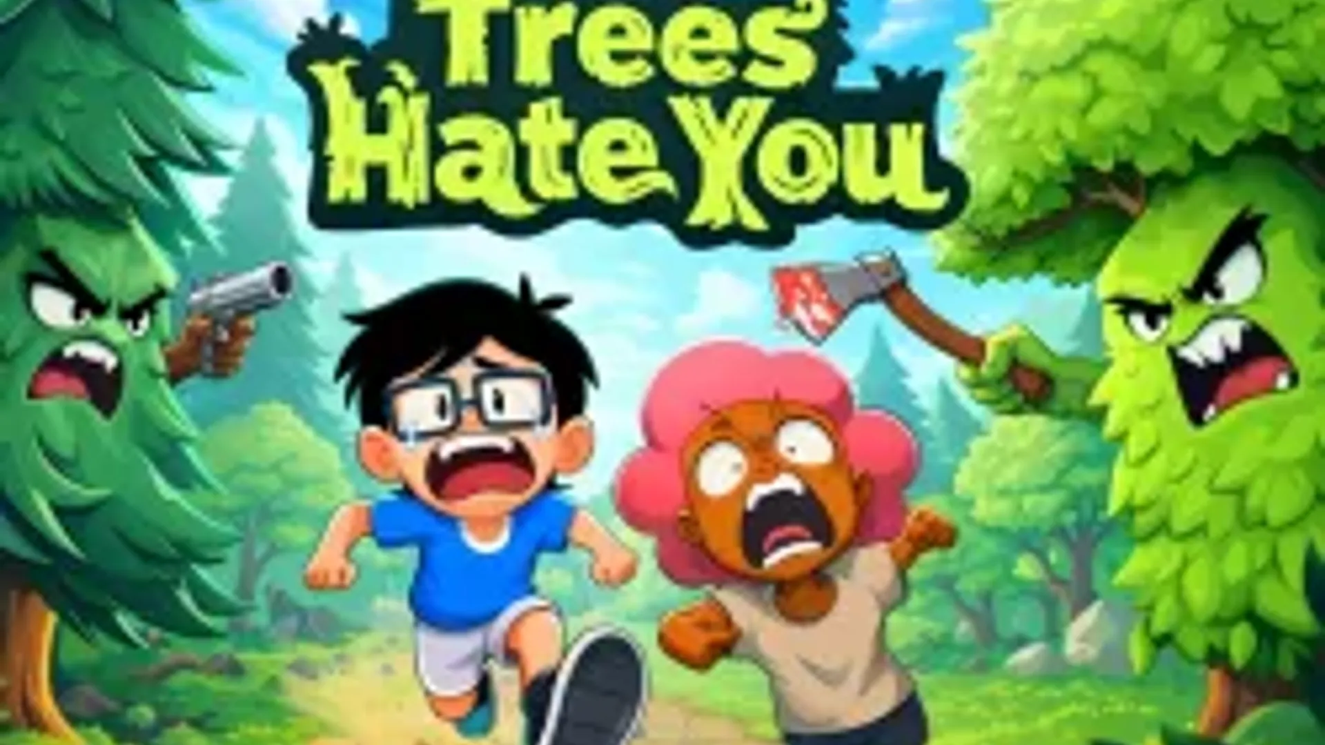 Trees Hate You - Atmospheric Visual Novel Background | the-freakcircus.com