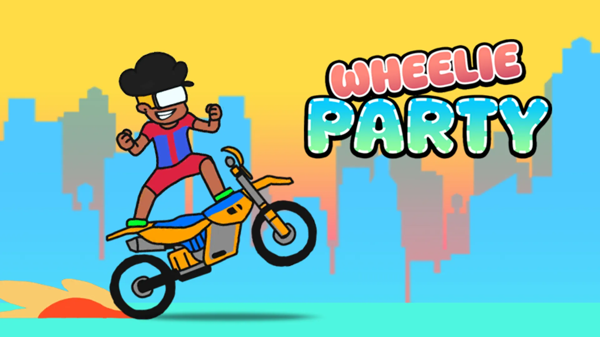 Wheelie Party - Atmospheric Visual Novel Background | the-freakcircus.com