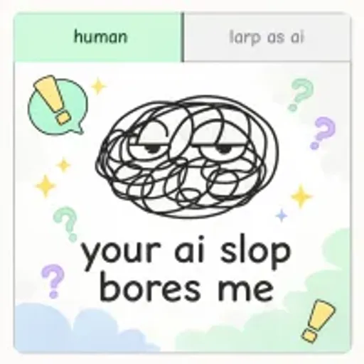 Your AI Slop Bores Me Online - Human Creativity Bot Satire - Play on the-freakcircus.com