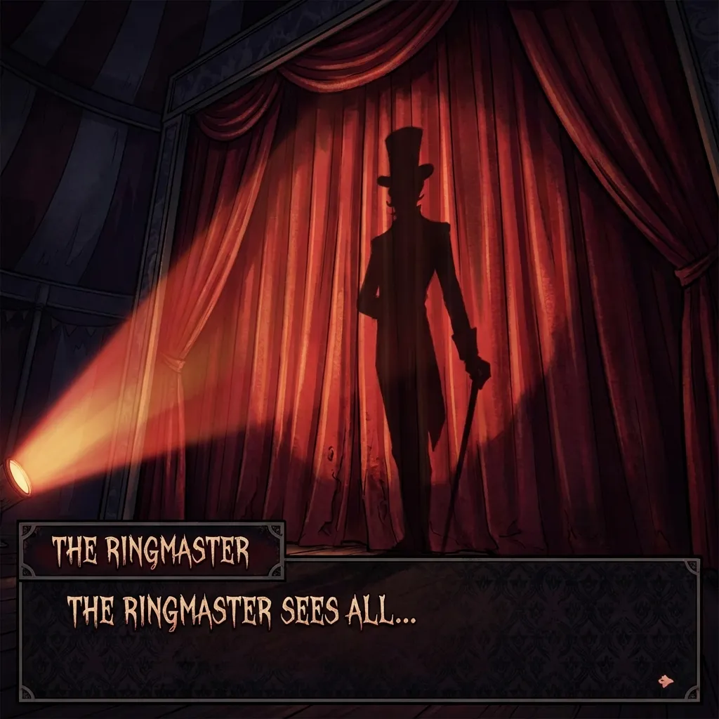 The Ringmaster Silhouette: Mysterious figure in The Freak Circus - the-freakcircus.com