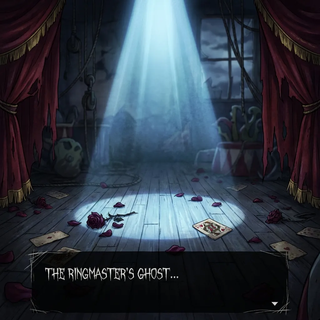 The Empty Twisted Stage in The Freak Circus - the-freakcircus.com